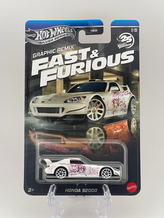 Hot Wheels Silver Series Fast & Furious Graphic Remix 1/5 Honda S2000