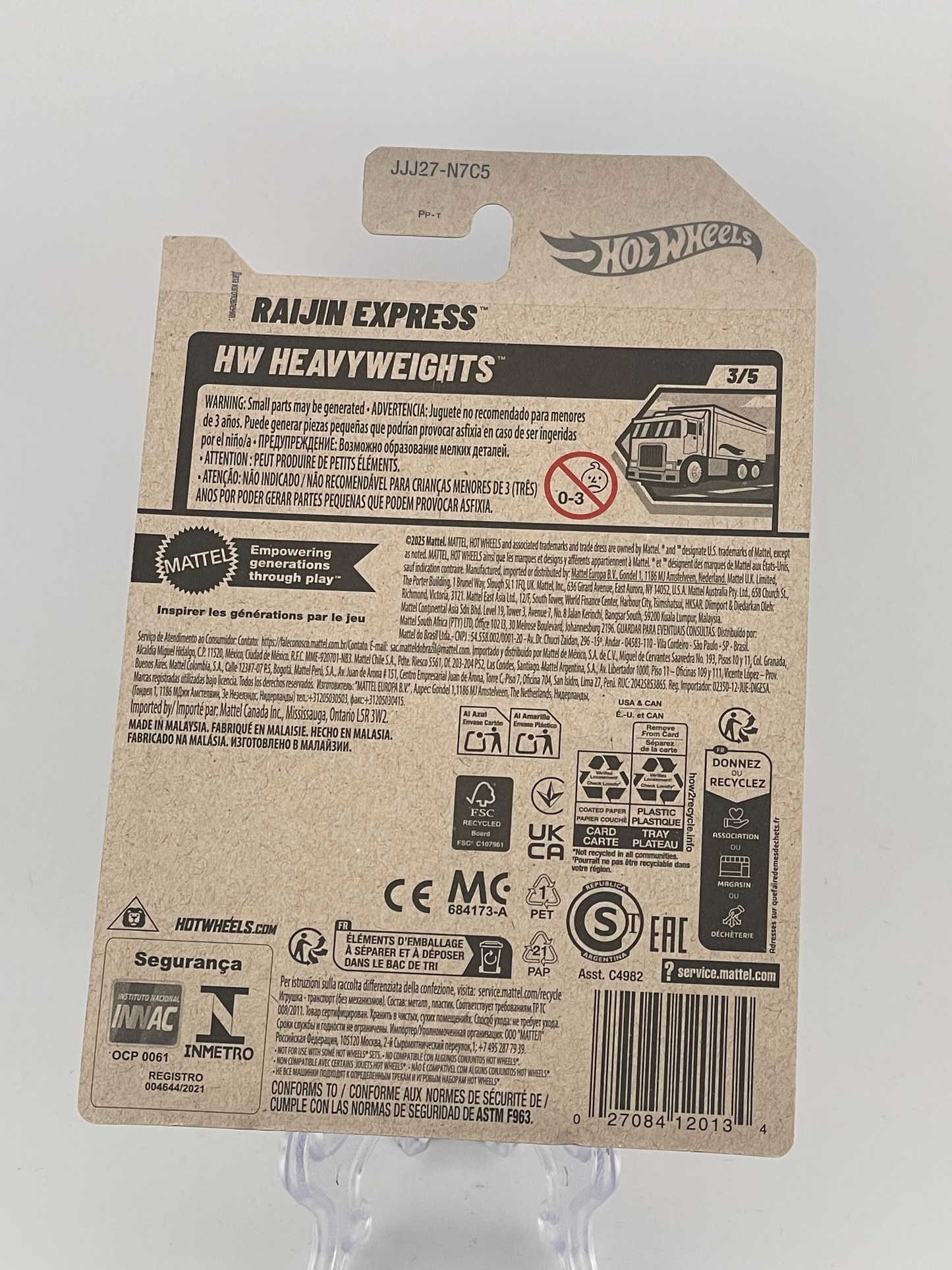 Hot Wheels Mainline Raijin Express HW Heavy Weights 3/5
