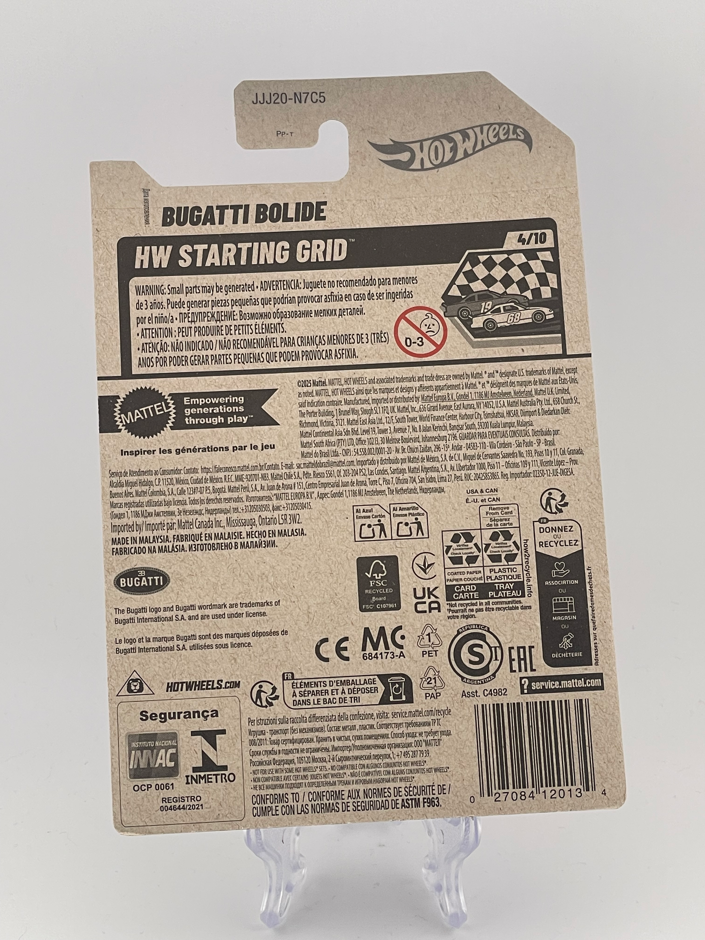 Hot Wheels Mainline Bugatti Bolide HW Starting Grid 4/10