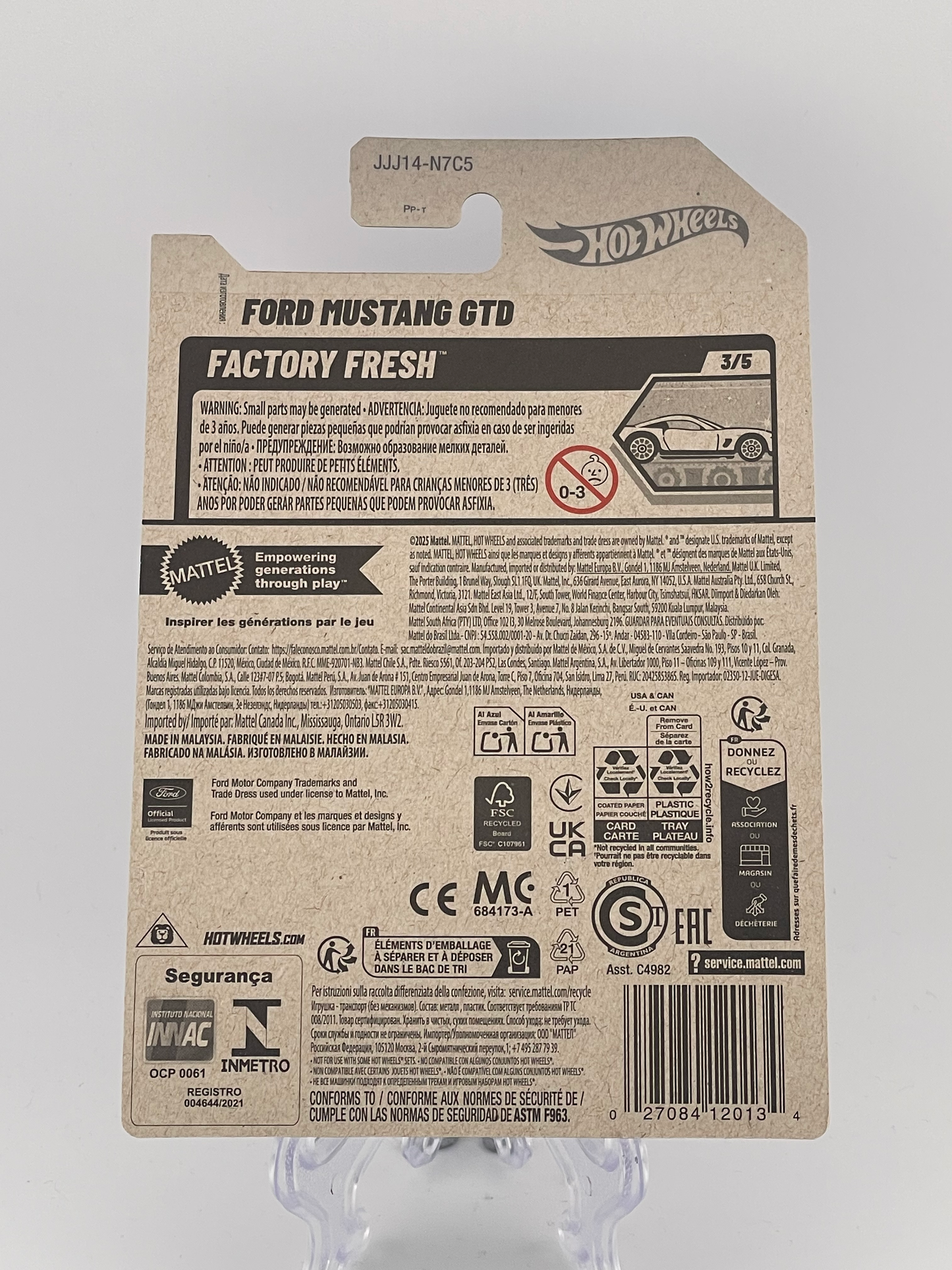 Hot Wheels Mainline Ford Mustang GTD Factory Fresh 3/5