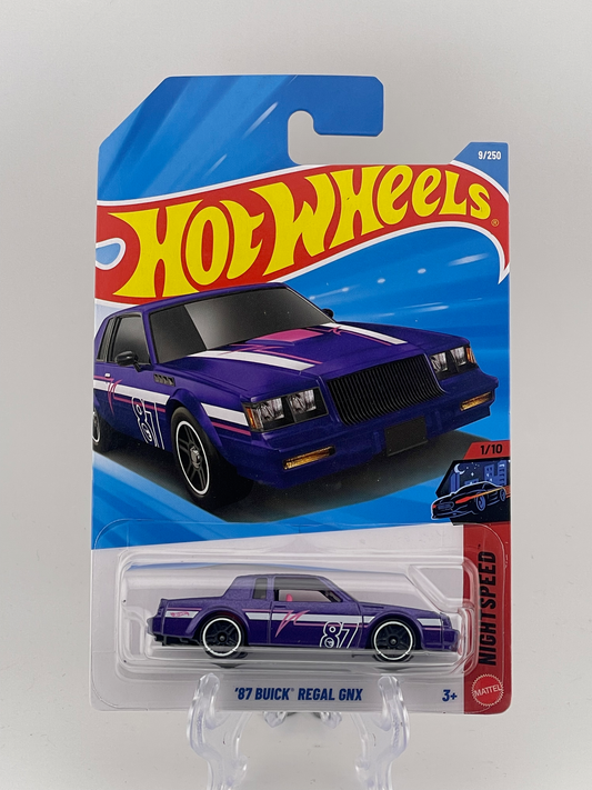 Hot Wheels Mainline Treasure Hunt *TH* '87 Buick Regal GNX Night Speed 1/10