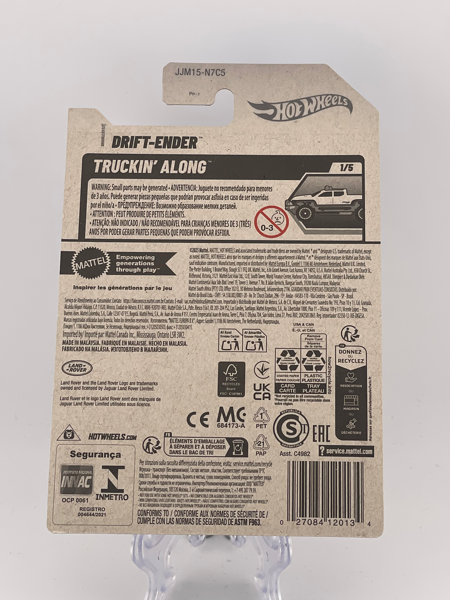 Hot Wheels Mainline Super Treasure Hunt *STH* Drift-Ender Truckin' Along 1/5