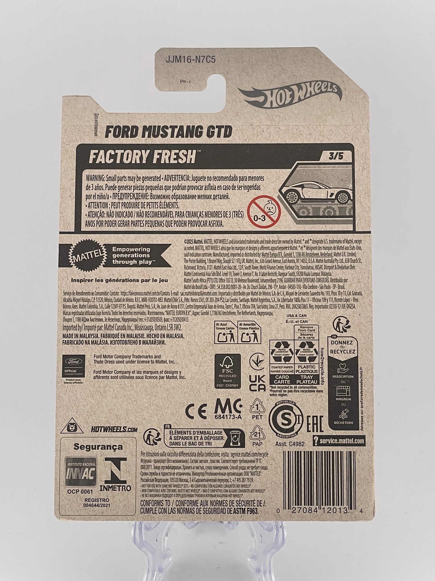 Hot Wheels Mainline Super Treasure Hunt *STH* Ford Mustang GTD Factory Fresh 3/5