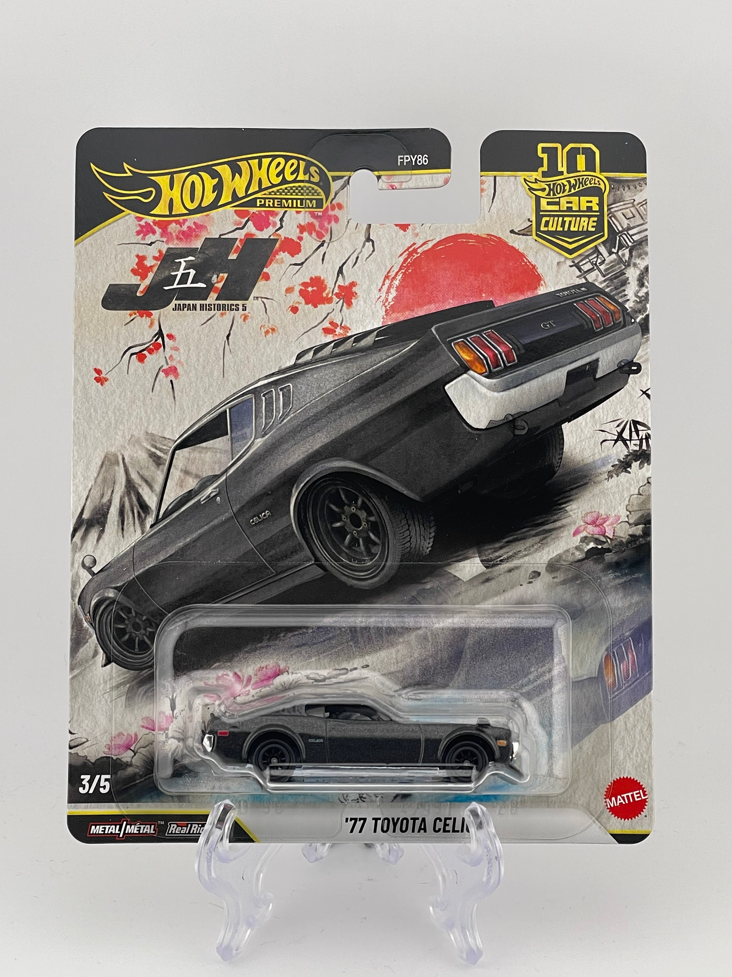 Hot Wheels Premium Car Culture Japan Historics 5 3/5 '77 Toyota Celica