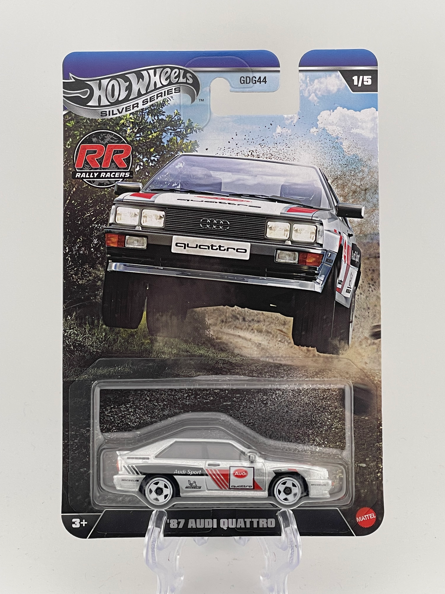 Hot Wheels Silver Series Rally Racers 1/5 '87 Audi Quattro