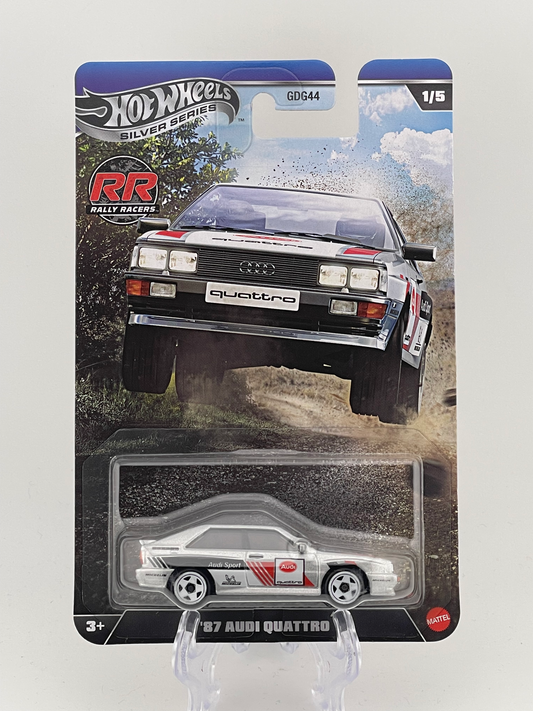 Hot Wheels Silver Series Rally Racers 1/5 '87 Audi Quattro