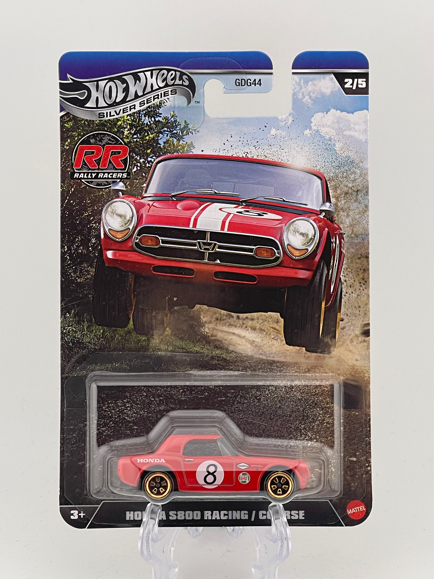 Hot Wheels Silver Series Rally Racers 2/5 Honda S800 Racing