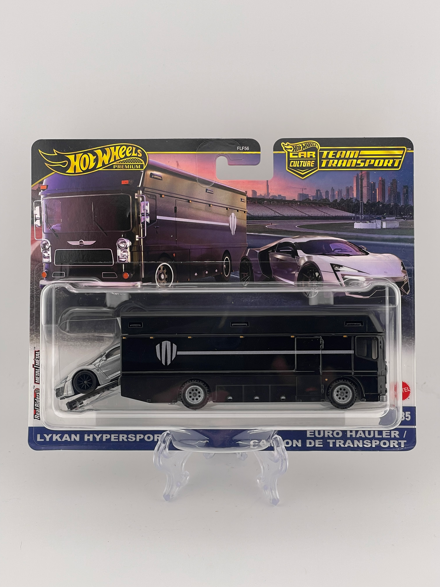 Hot Wheels Premium Car Culture Team Transport #85 Lykan Hypersport + Euro Hauler