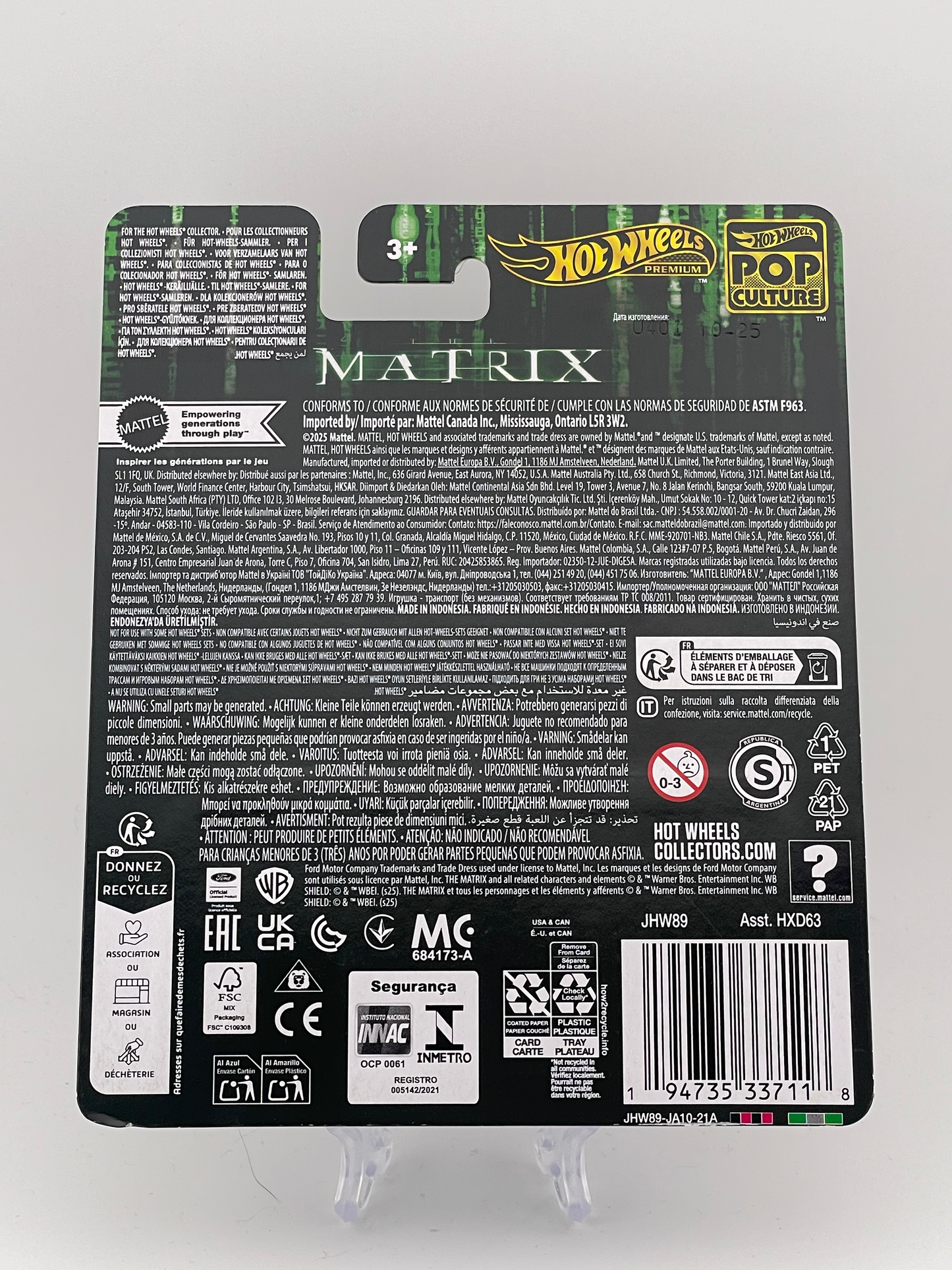 Hot Wheels Premium Pop Culture Matrix '64 Lincoln Continental