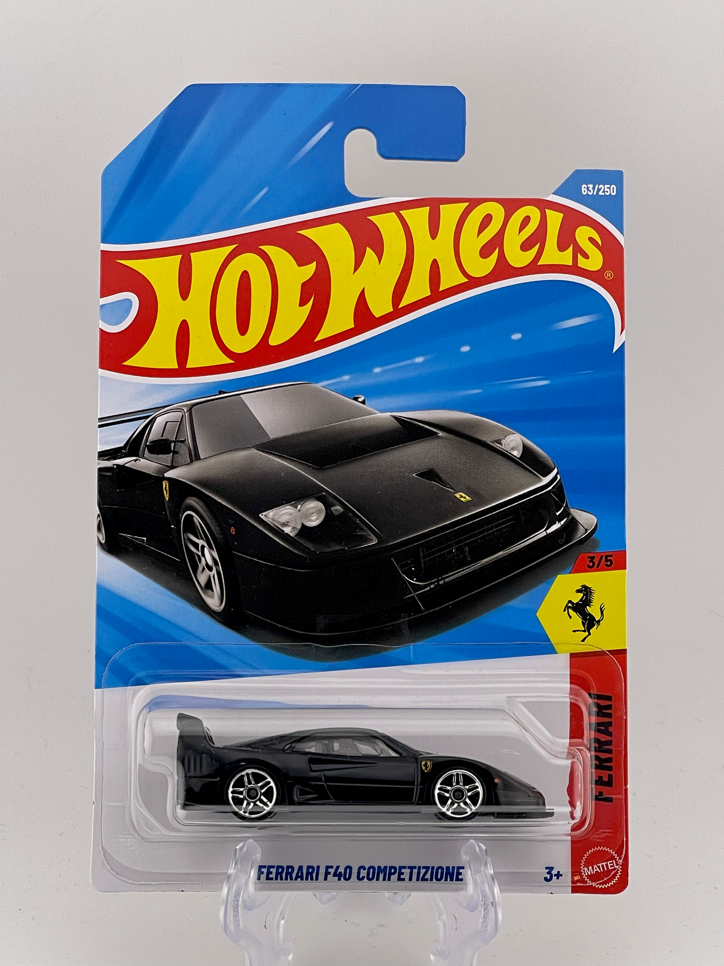 Hot Wheels Mainline Ferrari F40 Competizione Ferrari 3/5