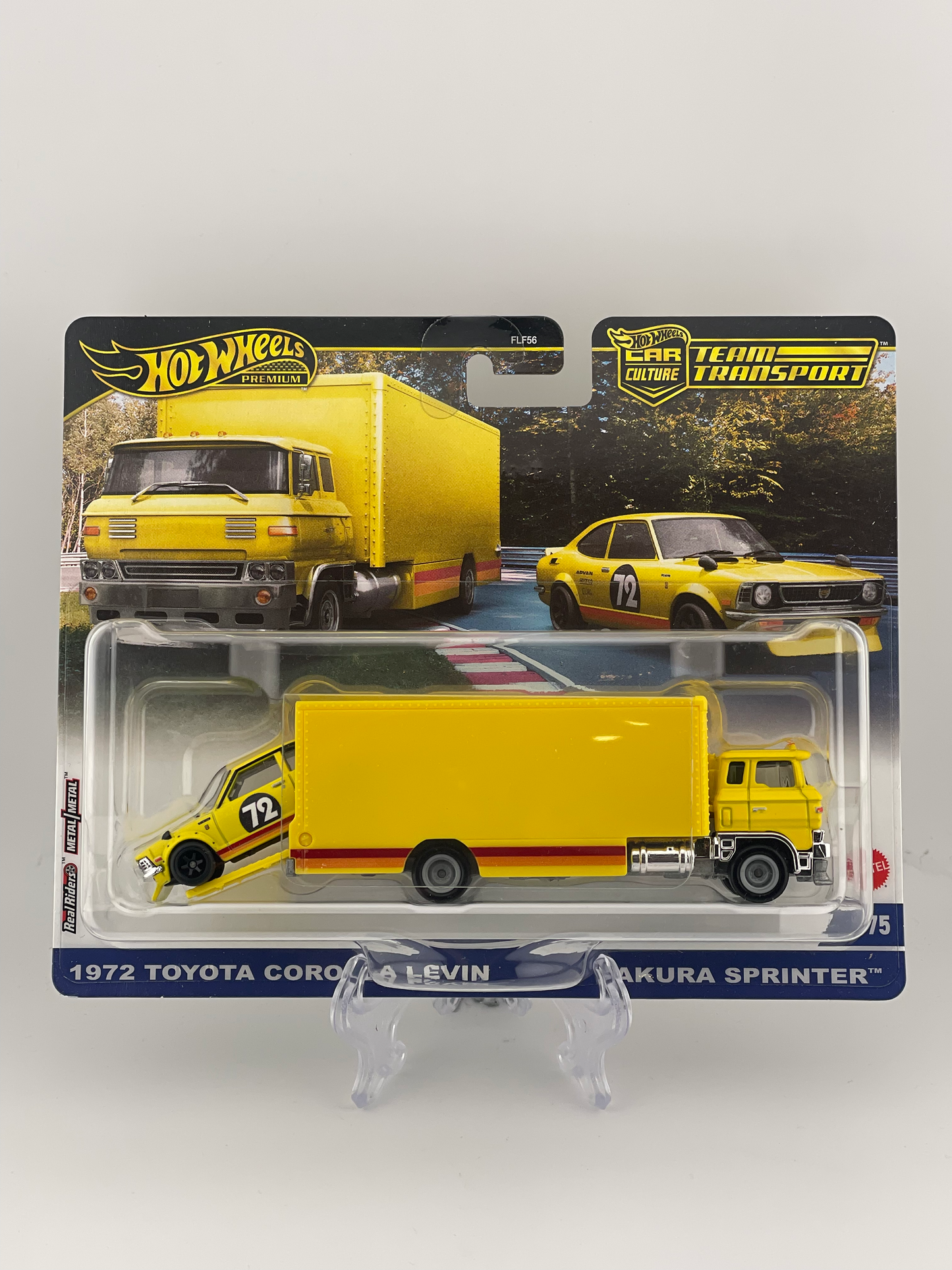 Hot Wheels Premium Car Culture Team Transport #75 1972 Toyota Corolla Levin + Sakura Sprinter
