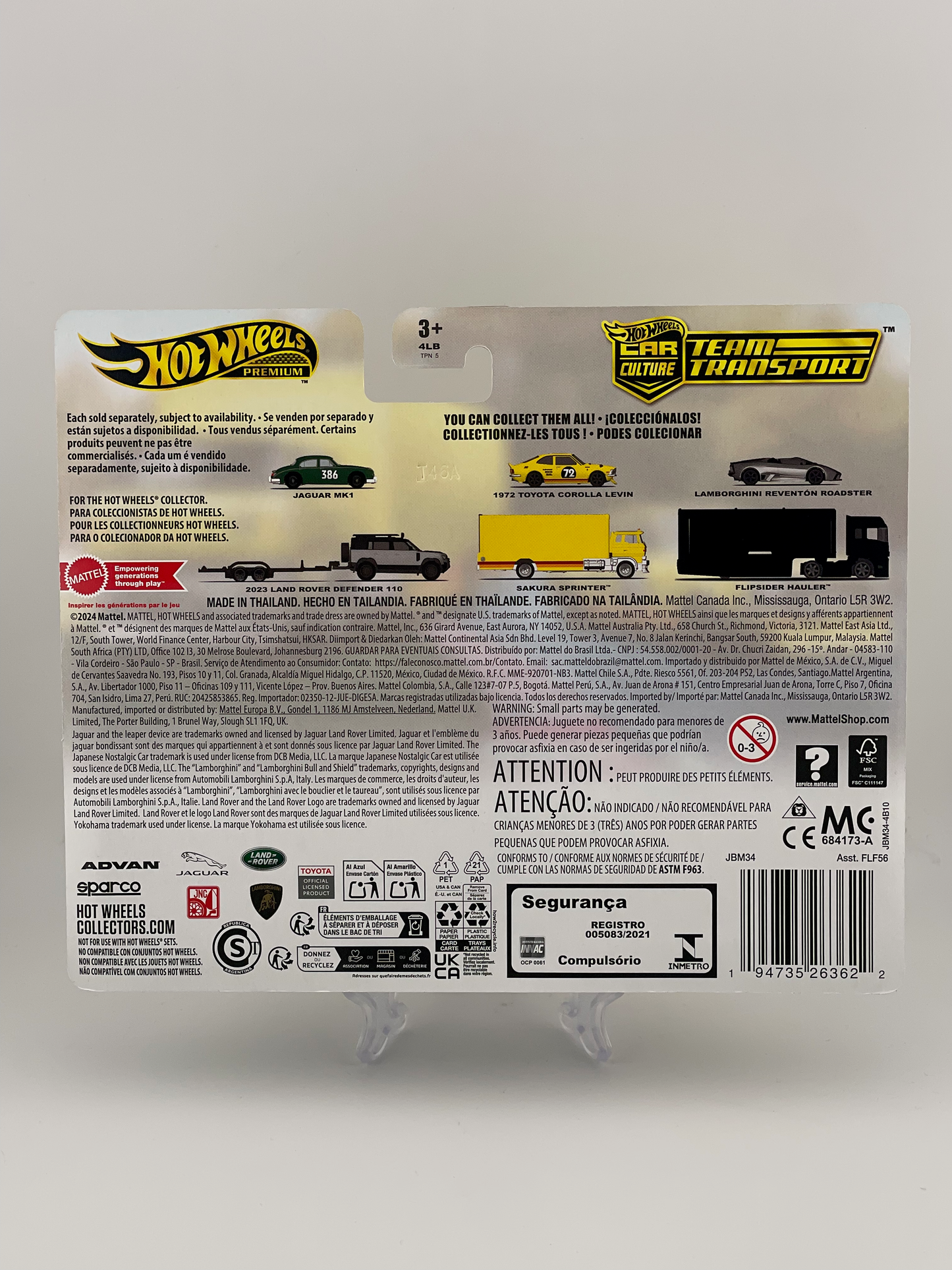 Hot Wheels Premium Car Culture Team Transport #75 1972 Toyota Corolla Levin + Sakura Sprinter