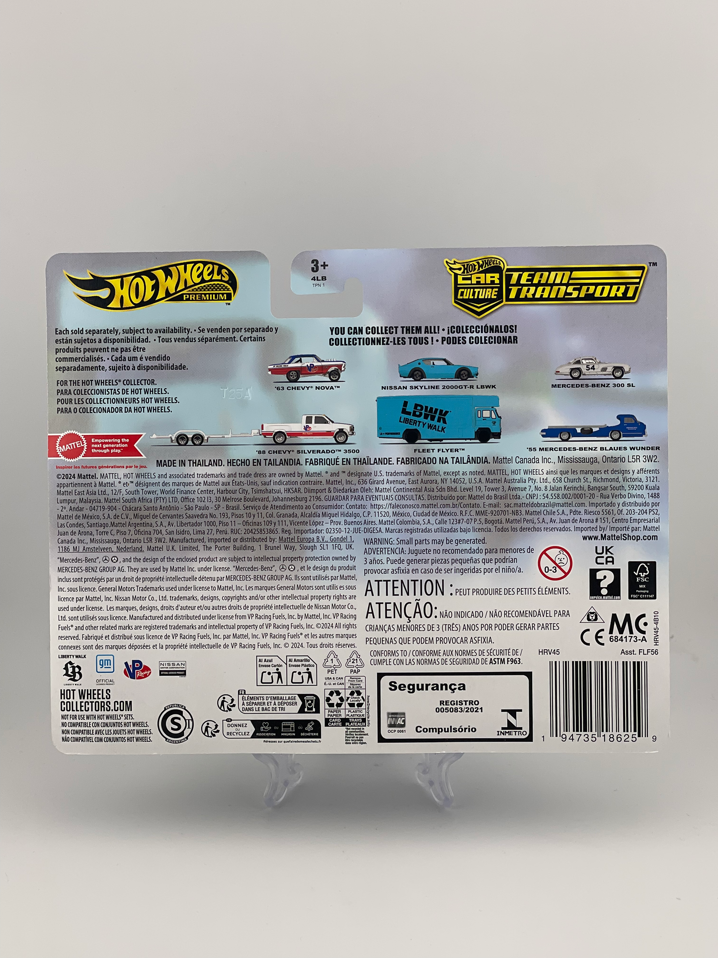 Hot Wheels Premium Car Culture Team Transport #69 Nissan Skyline 2000GT-R LBWK + Fleet Flyer