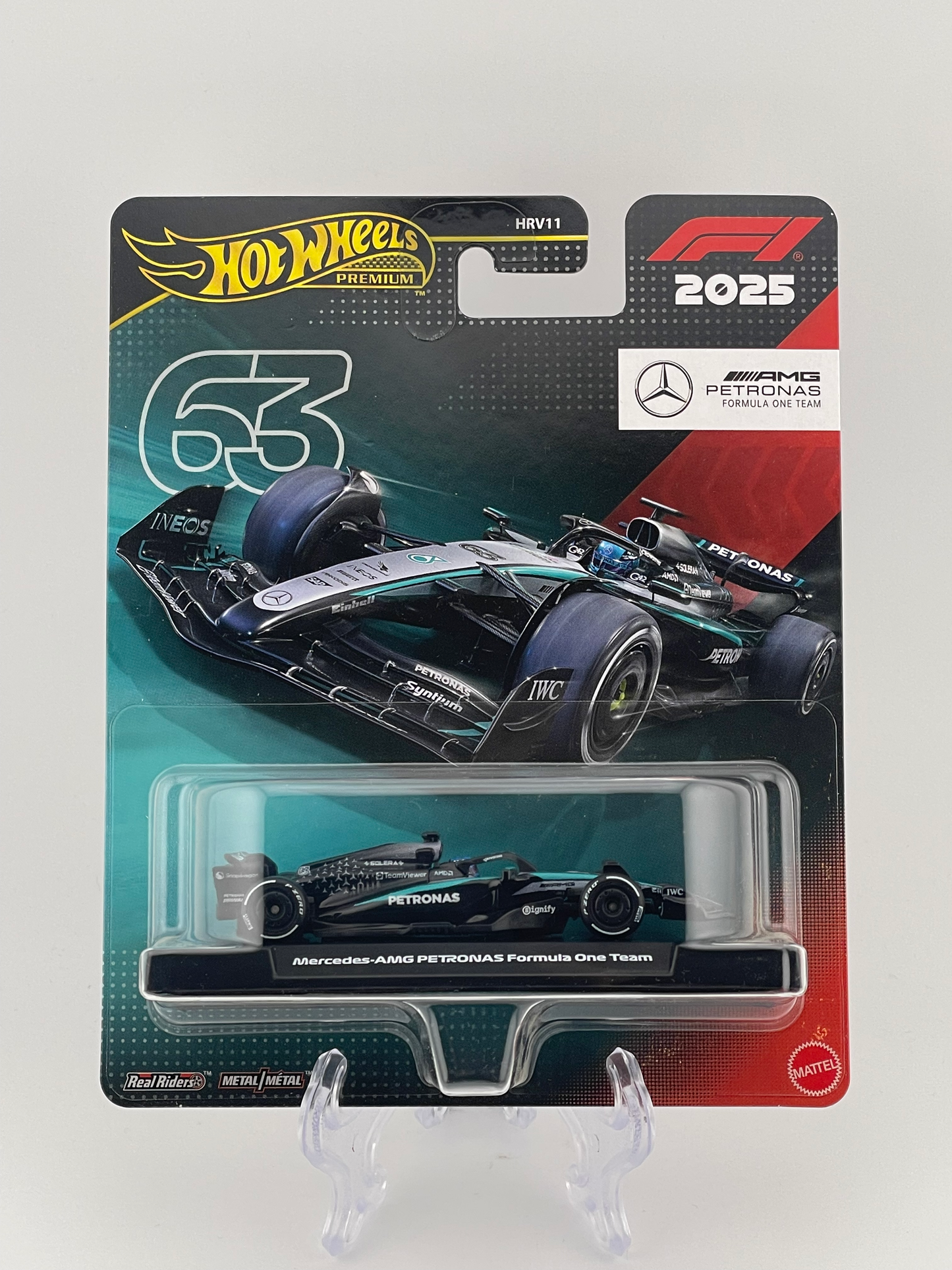 Hot Wheels Premium Formula 1 2025 Mercedes-AMG Petronas Formula One Team (#63)
