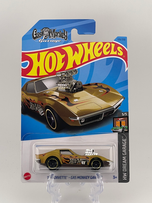 Hot Wheels Mainline '68 Corvette - Gas Monkey Garage HW Dream Garage 5/5
