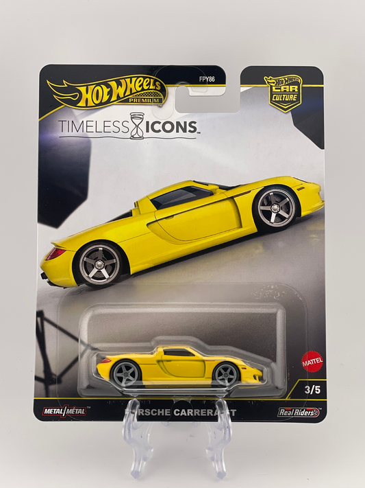 Hot Wheels Premium Car Culture Timeless Icons 3/5 Porsche Carrera GT