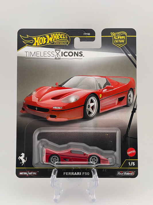 Hot Wheels Premium Car Culture Timeless Icons 1/5 Ferrari F50
