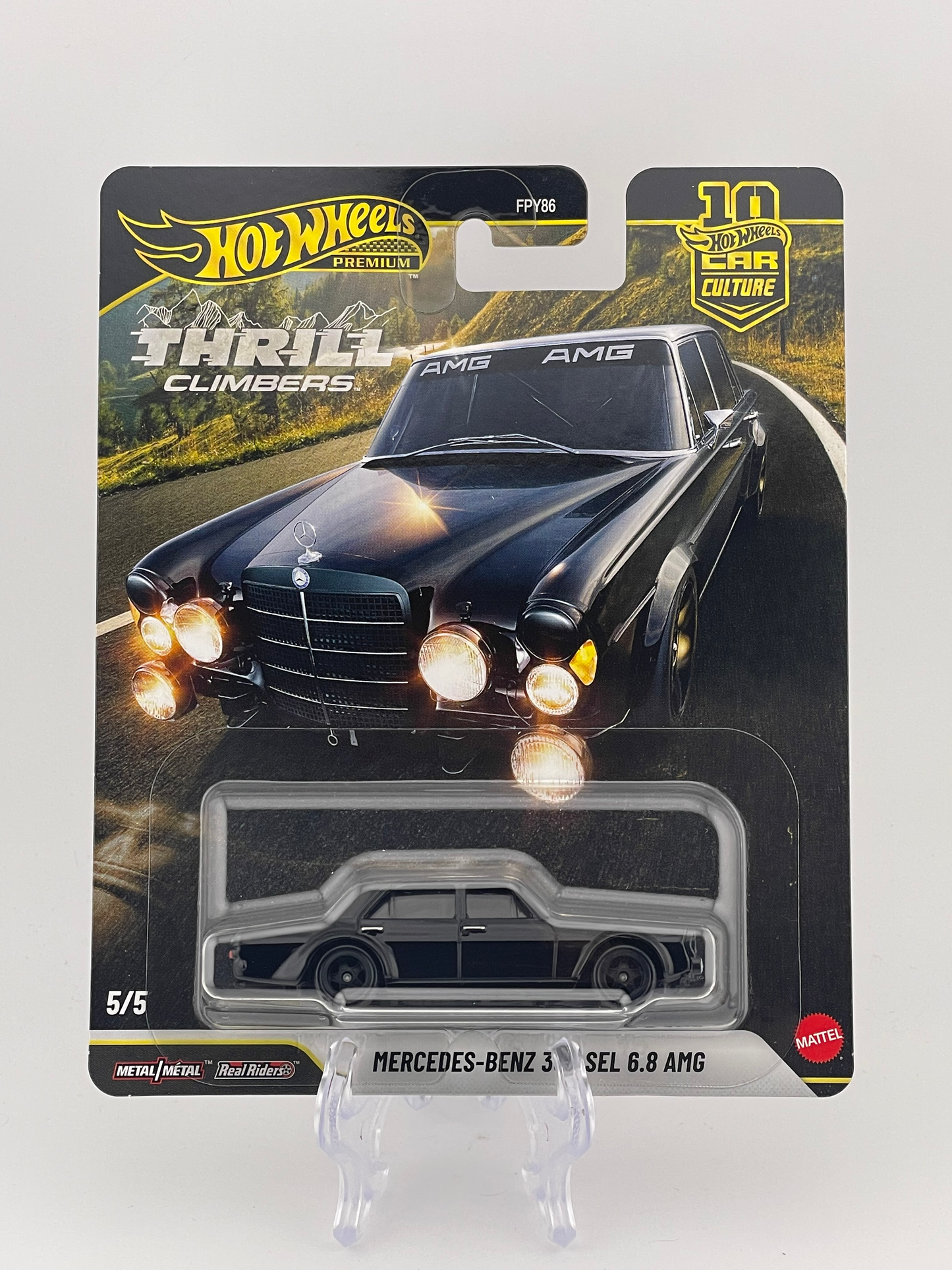 Hot Wheels Premium Car Culture Thrill Climbers 5/5 Mercedes-Benz 300 SEL 6.8 AMG