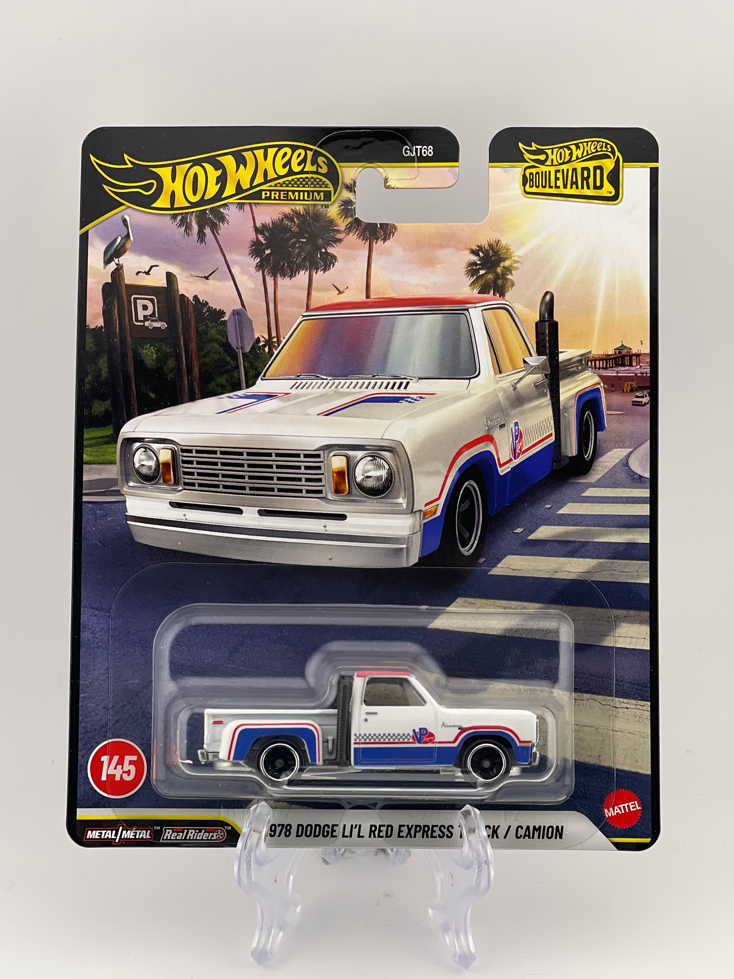 Hot Wheels Premium Boulevard #145 1978 Dodge Li'l Red Express Truck