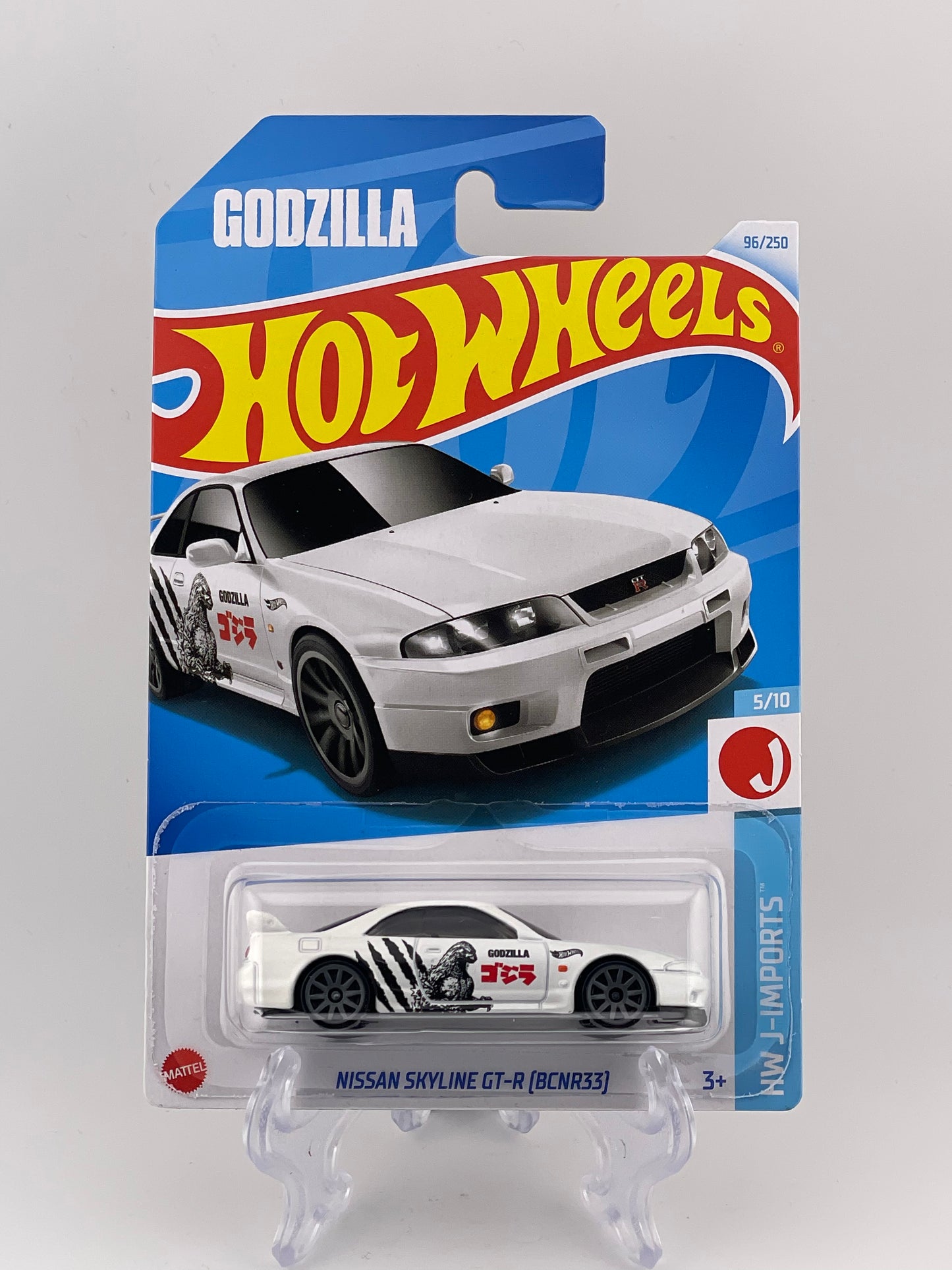 Hot Wheels Mainline Nissan Skyline GT-R (BCNR33) HW J-Imports 5/10