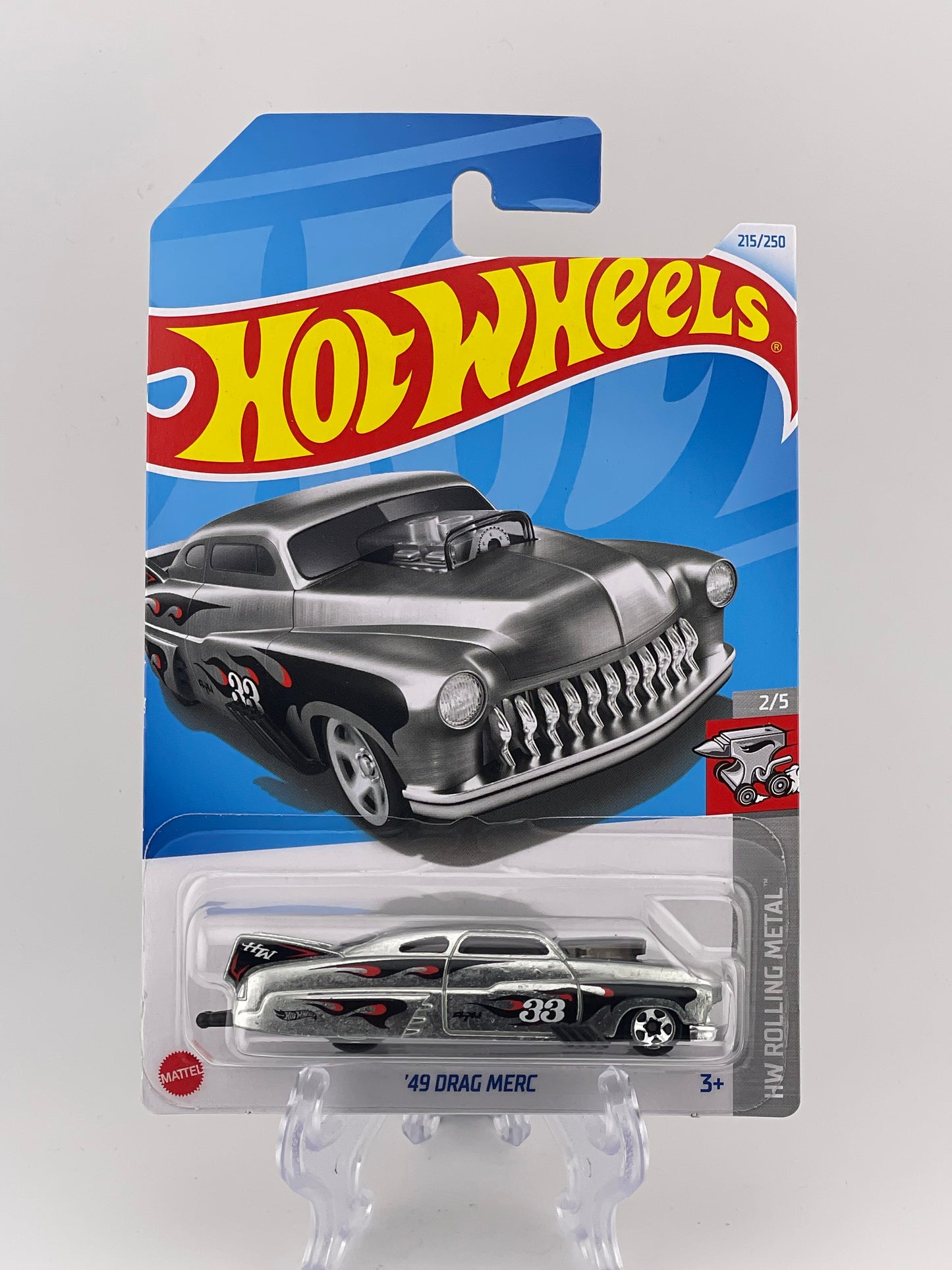 Hot Wheels Mainline '49 Drag Merc HW Rolling Metal 2/5