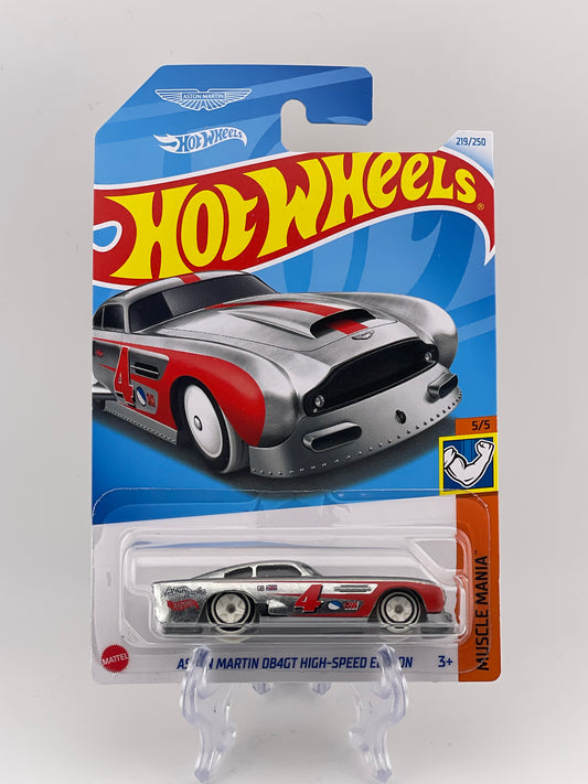 Hot Wheels Mainline Aston Martin DB4GT High-Speed Edition Muscle Mania 5/5