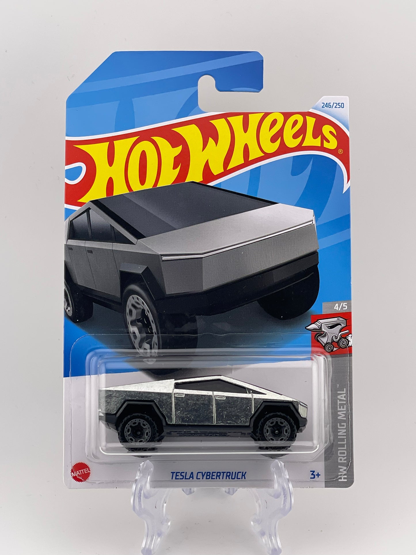 Hot Wheels Mainline Tesla CyberTruck HW Rolling Metal 4/5