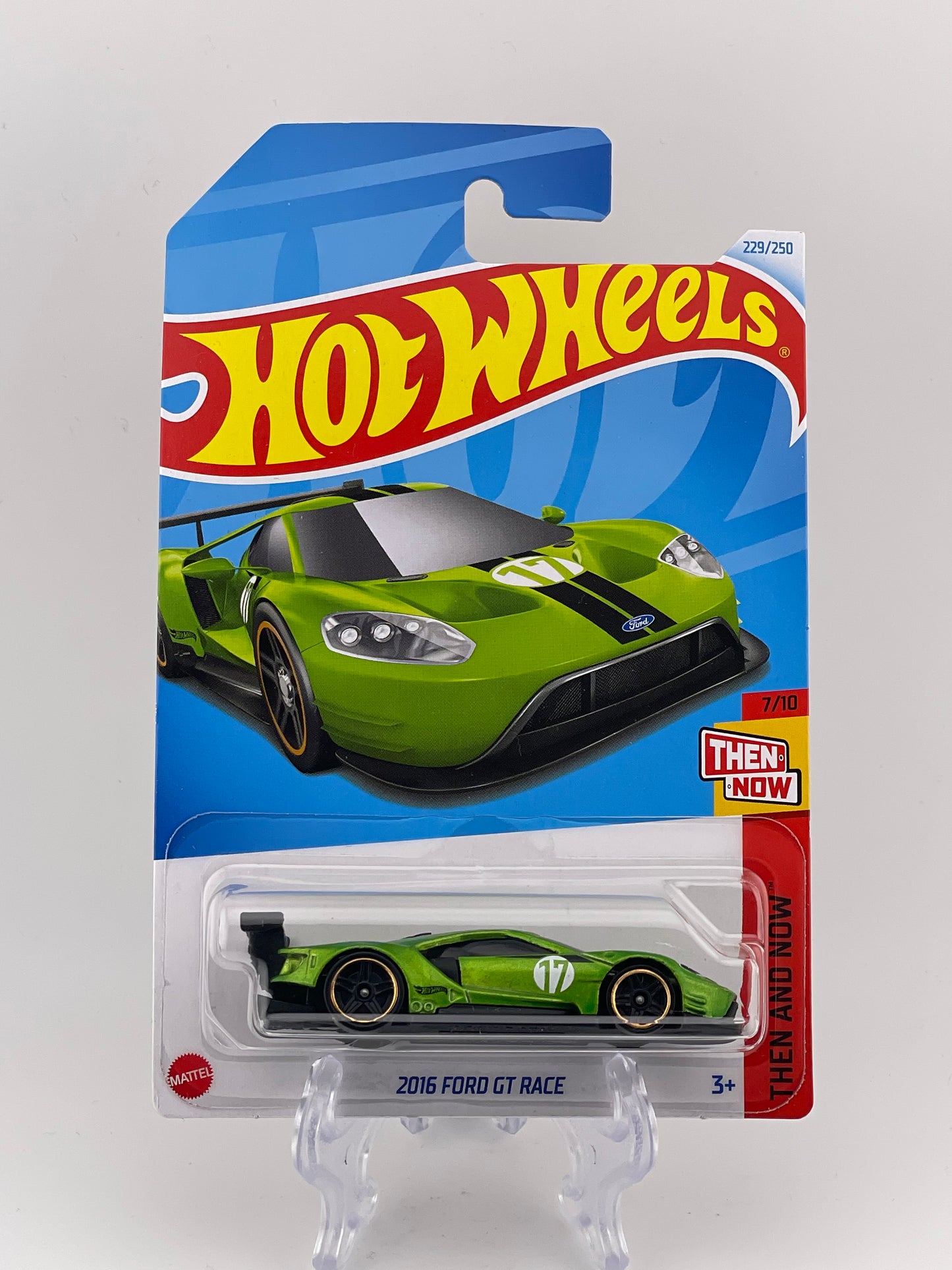 Hot Wheels Mainline 2016 Ford GT Race Then And Now 7/10