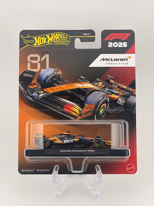 Hot Wheels Premium Formula 1 2025 McLaren Formula 1 Team (#81)