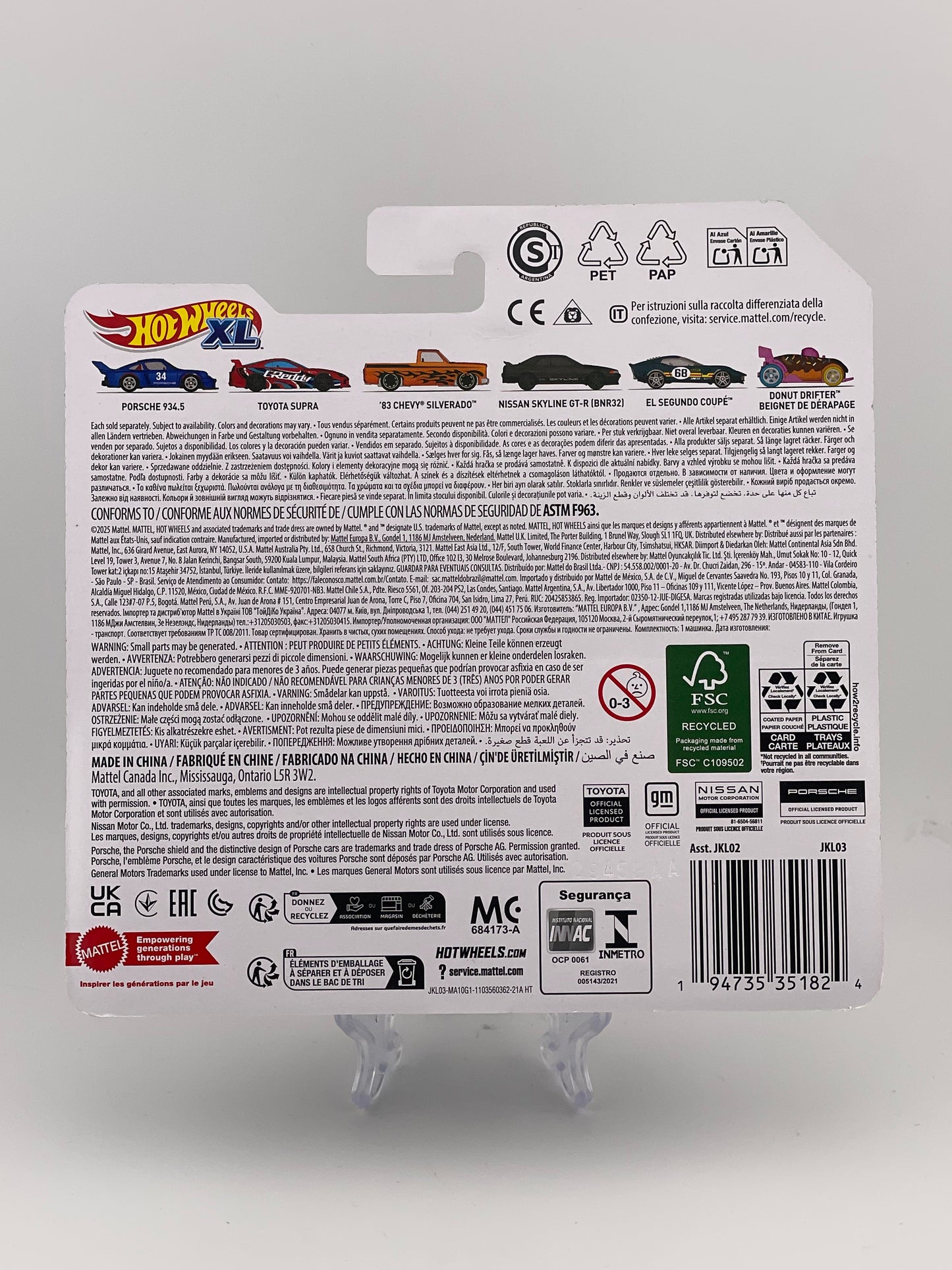 Hot Wheels XL 4/24 Nissan Skyline GT-R (BNR32)