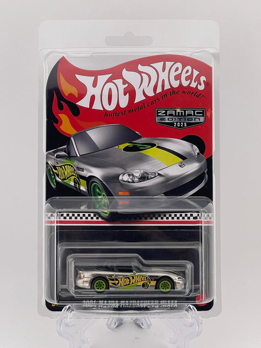 Hot Wheels Mail-In 2025 Collector Edition ZAMAC 2004 Mazda Mazdaspeed Miata
