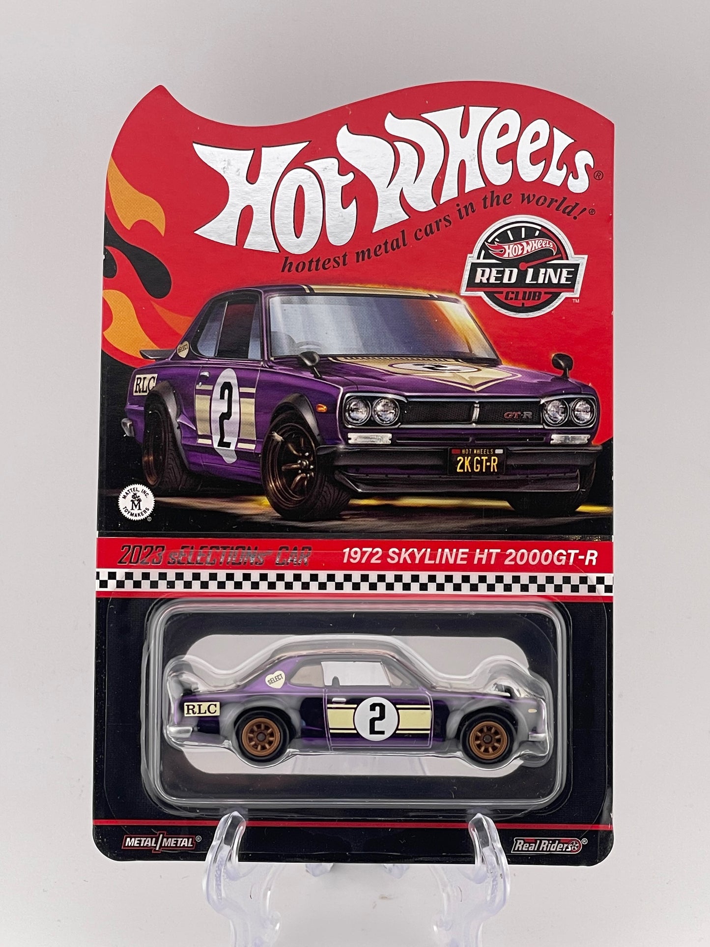 Hot Wheels RLC 2023 sELECTIONS Car 1972 Skyline HT 2000 GT-R