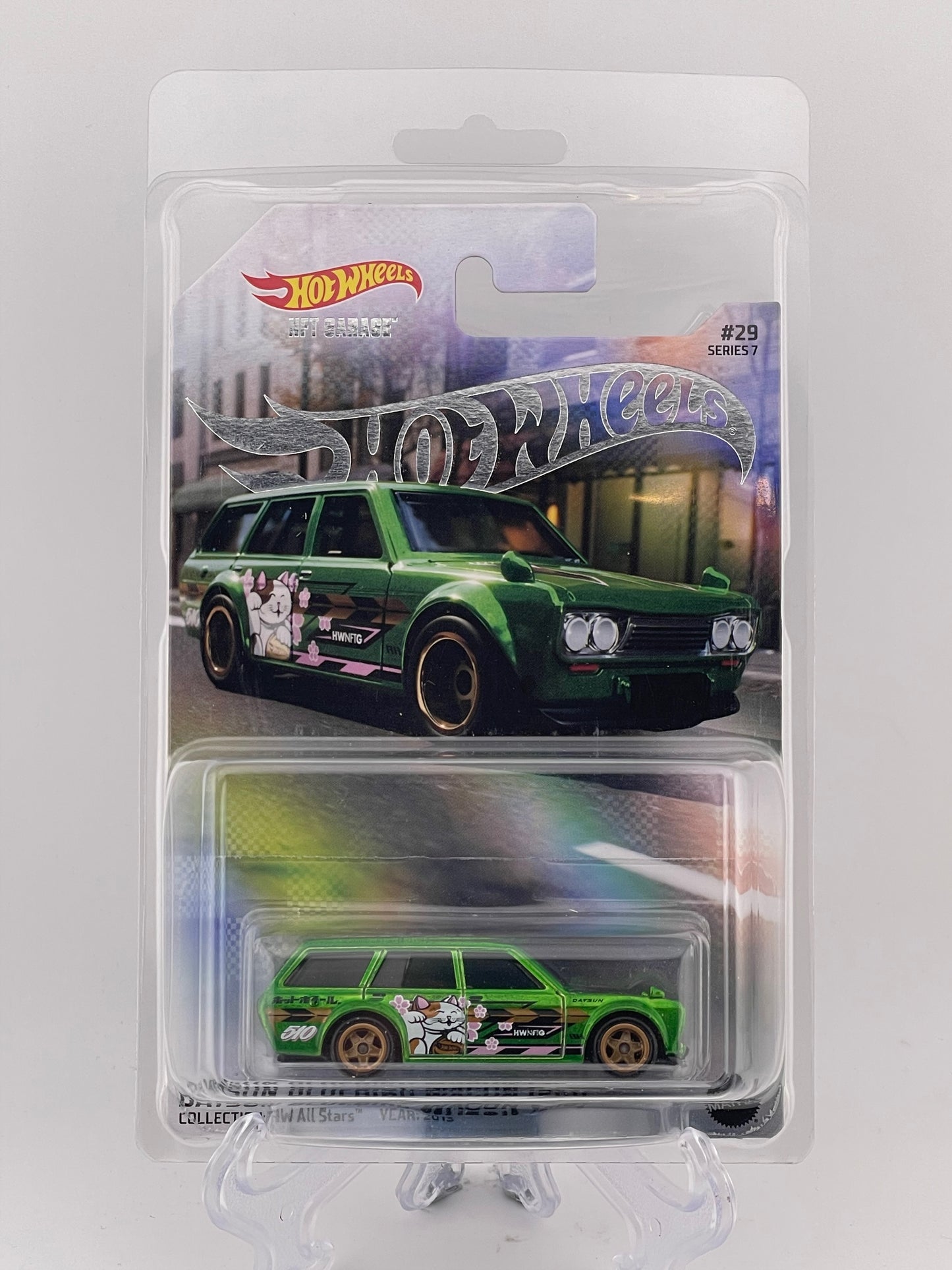 Hot Wheels NFT Garage #29 Series 7 Datsun Bluebird Wagon (510)