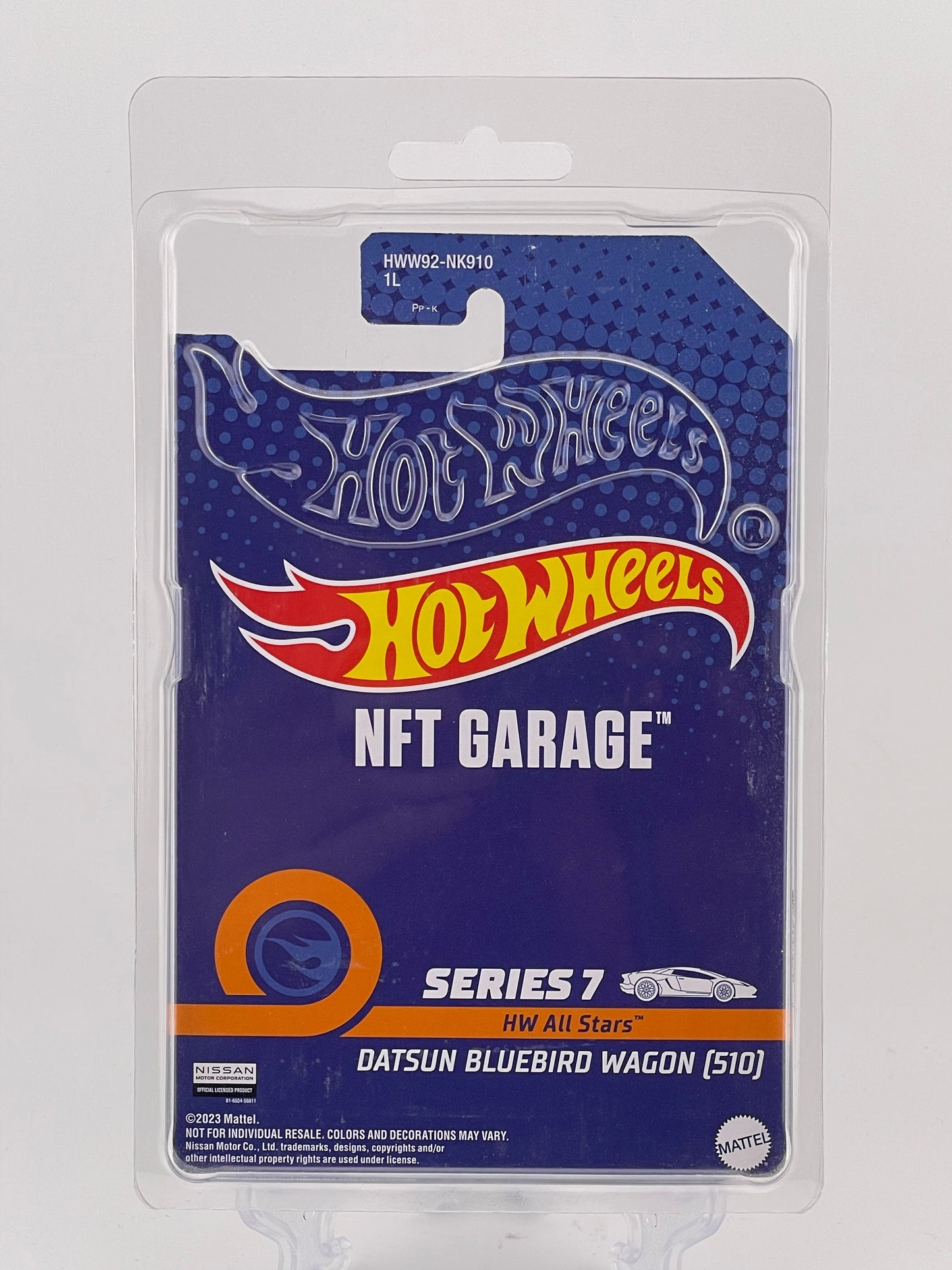 Hot Wheels NFT Garage #29 Series 7 Datsun Bluebird Wagon (510)