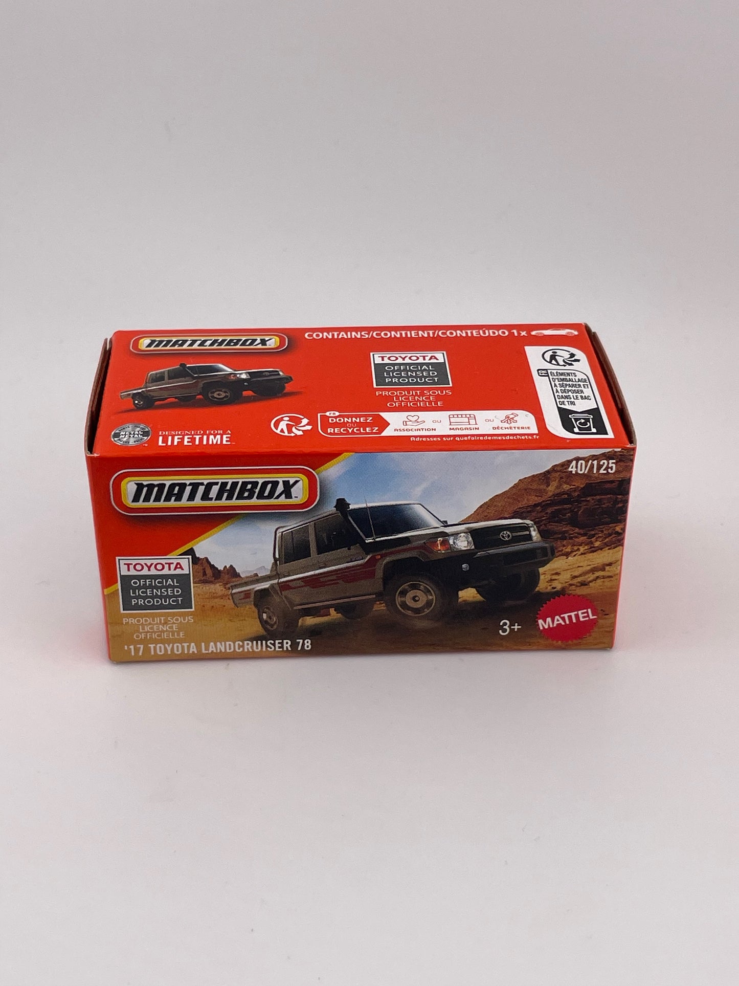 Matchbox Power Grab '17 Toyota Land Cruiser 78