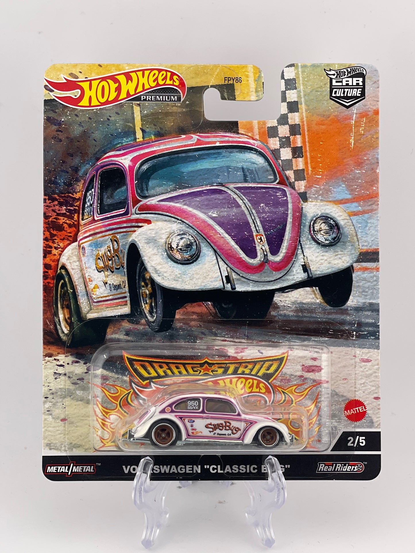 Hot Wheels Premium Car Culture Drag Strip Demons 2/5 Volkswagen "Classic Bug"