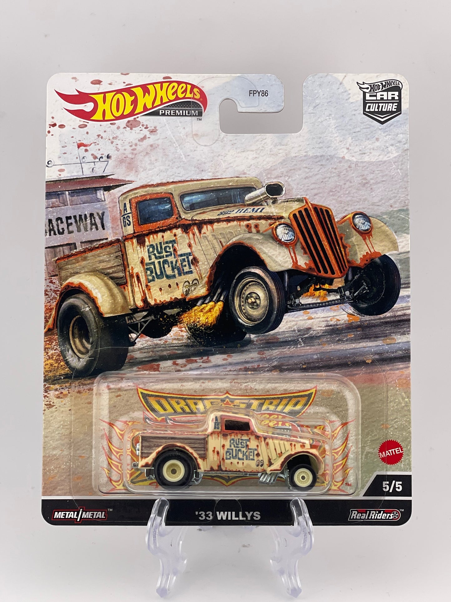 Hot Wheels Premium Car Culture Drag Strip Demons 5/5 '33 Willys