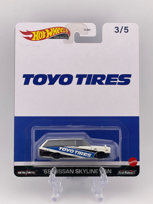 Hot Wheels Premium Pop Culture Toyo Tires '69 Nissan Skyline Van