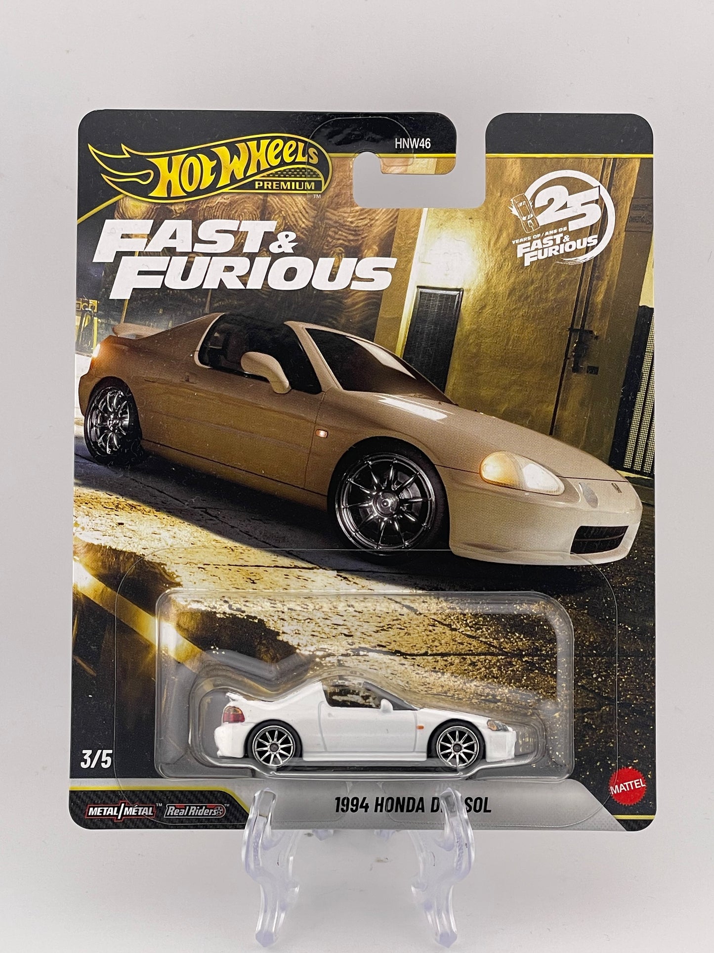 Hot Wheels Premium Fast & Furious 3/5 1994 Honda Del Sol