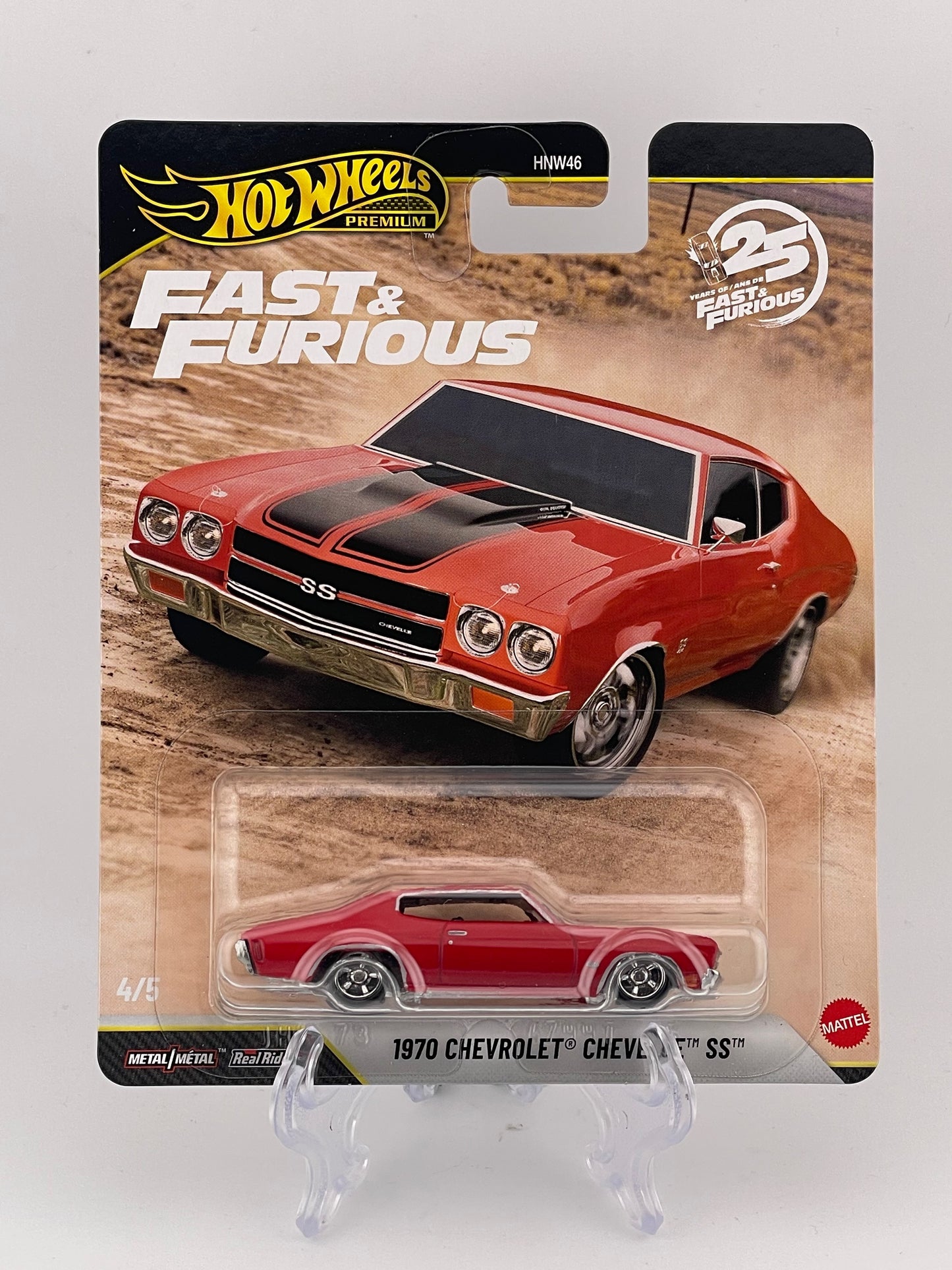 Hot Wheels Premium Fast & Furious 4/5 1970 Chevrolet Chevelle SS