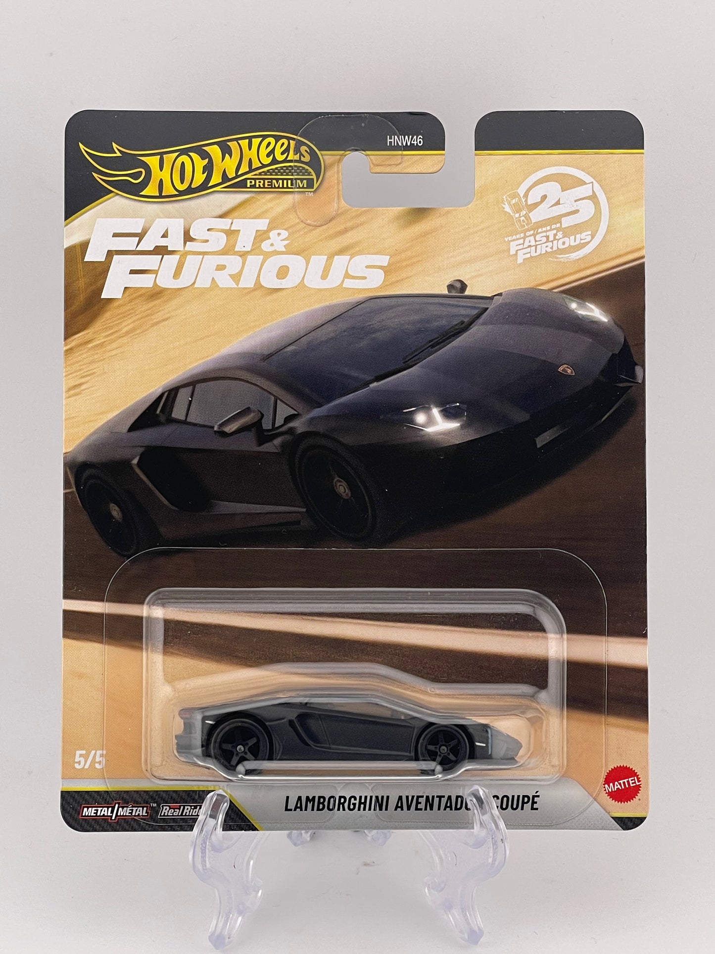 Hot Wheels Premium Fast & Furious 5/5 Lamborghini Aventador Coupe