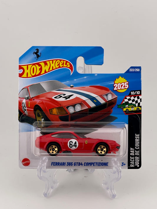 Hot Wheels Mainline Ferrari 365 GTB4 Competizione Race Day 10/10 *Short Card*