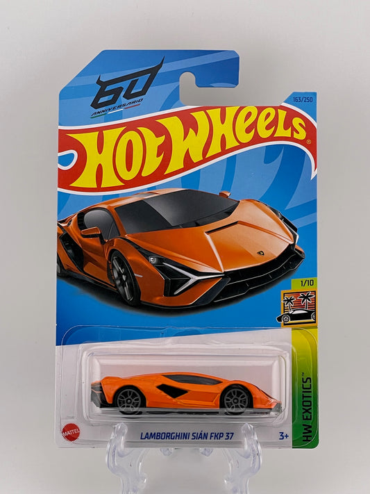 Hot Wheels Mainline Lamborghini Sian FKP 37 HW Exotics 1/10