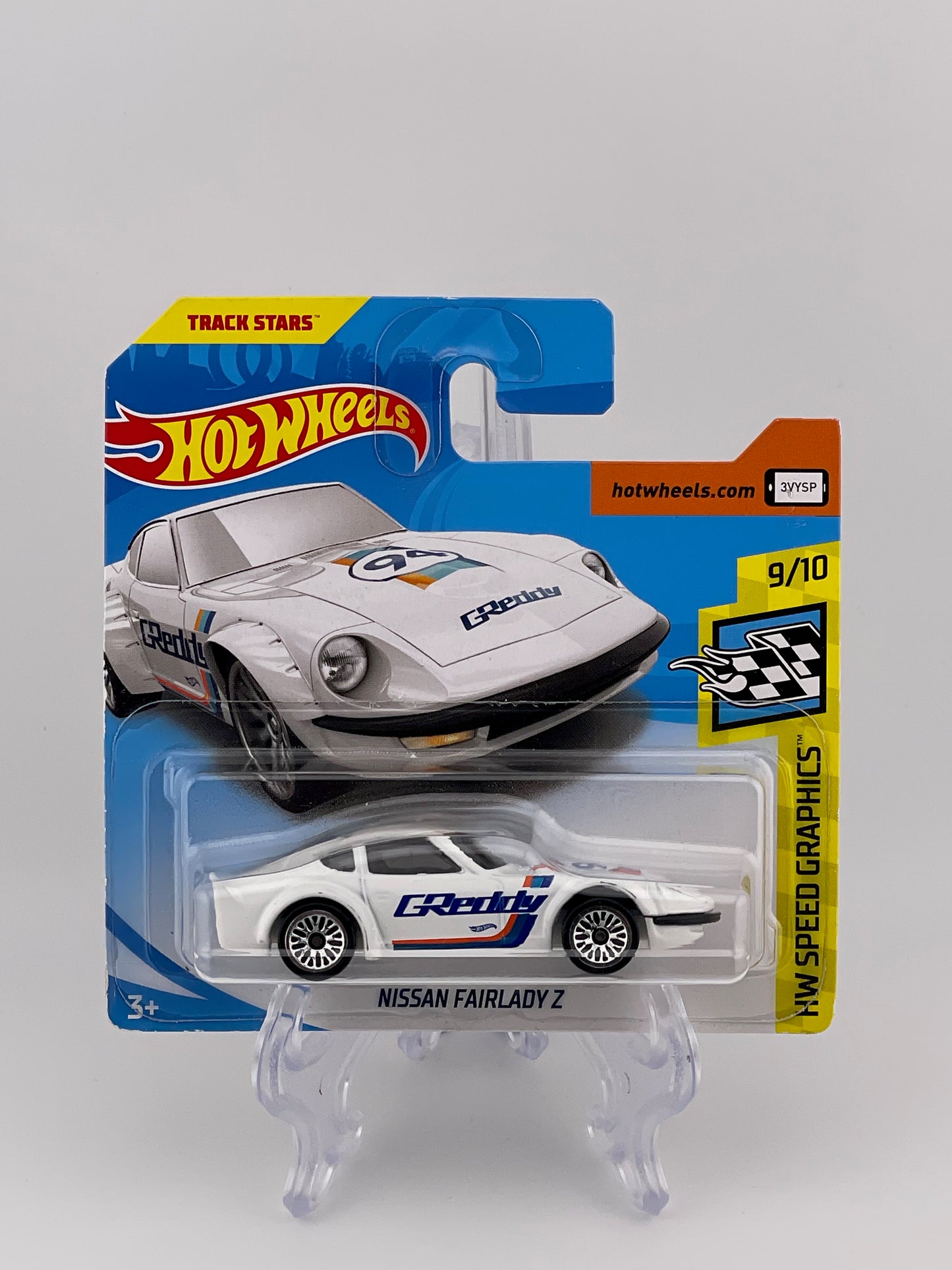 Hot Wheels Mainline Nissan Fairlady Z HW Speed Graphics 9/10 *Short Card*