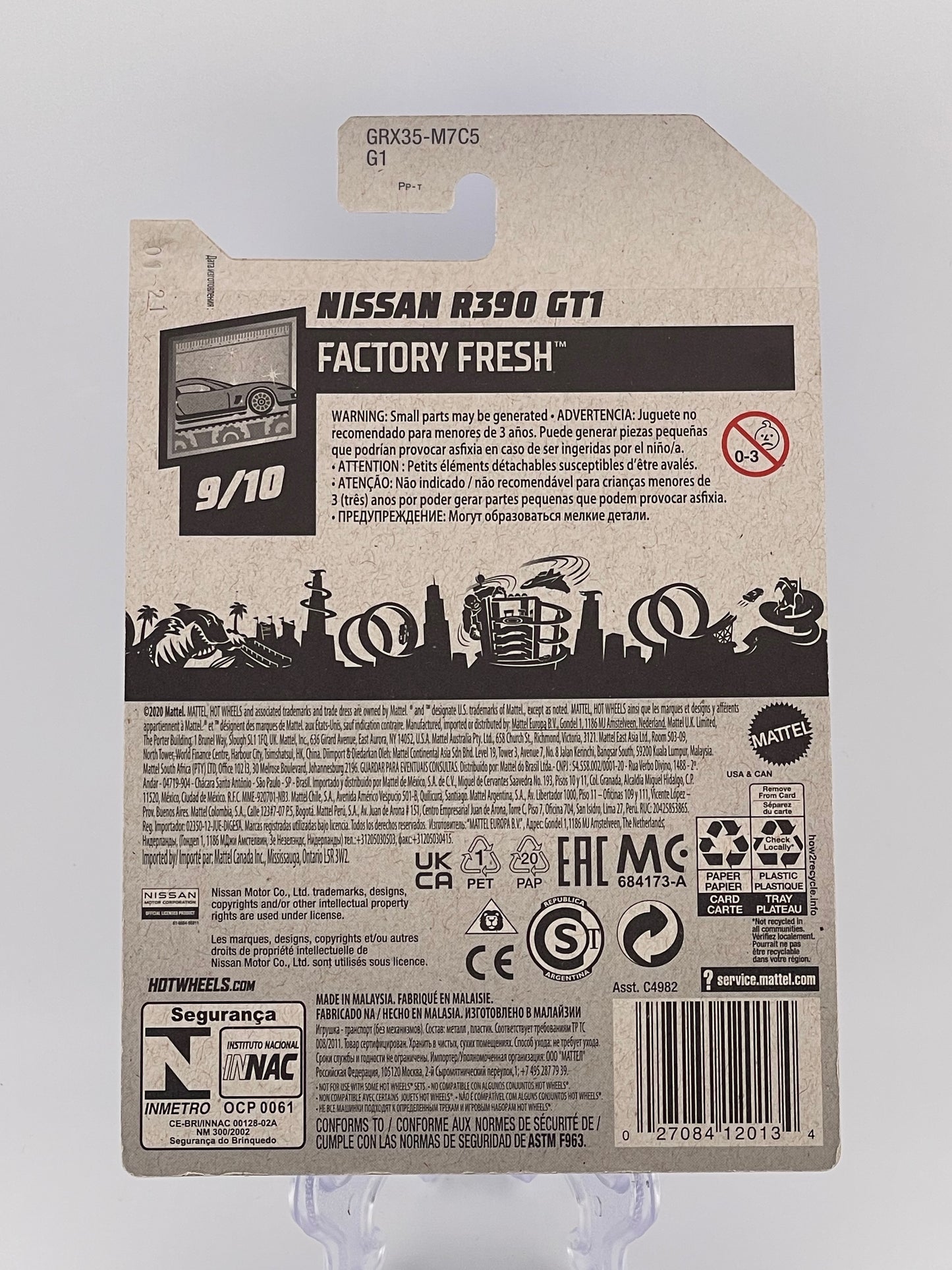 Hot Wheels Mainline Nissan R390 GT1 Factory Fresh 9/10