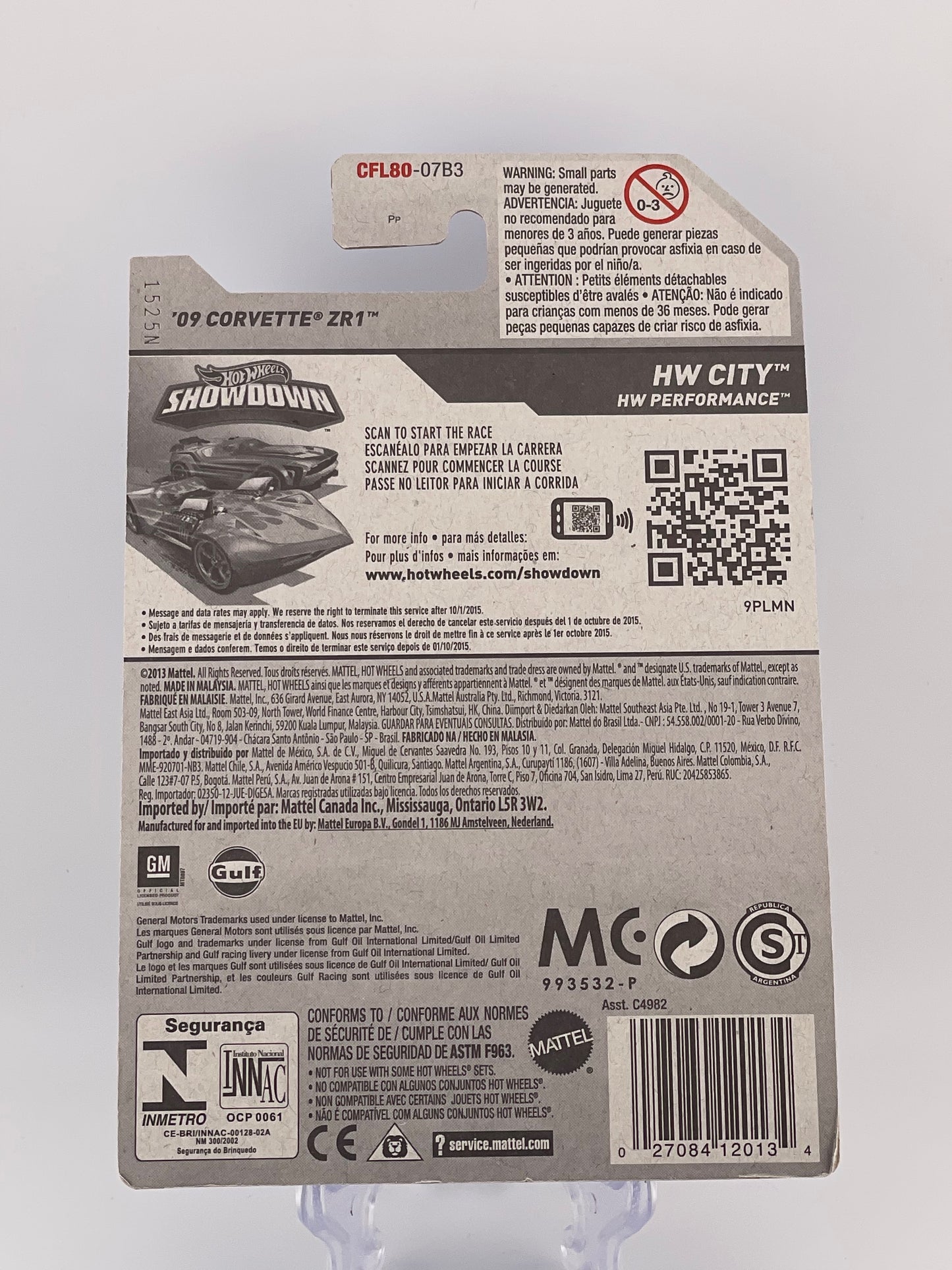 Hot Wheels Mainline '09 Corvette ZR1 HW City