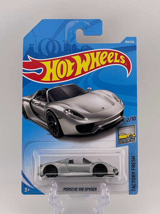 Hot Wheels Mainline Porsche 918 Spyder Factory Fresh 2/10