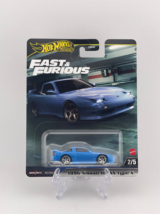 Hot Wheels Premium Fast & Furious 2/5 1996 Nissan 180SX Type X