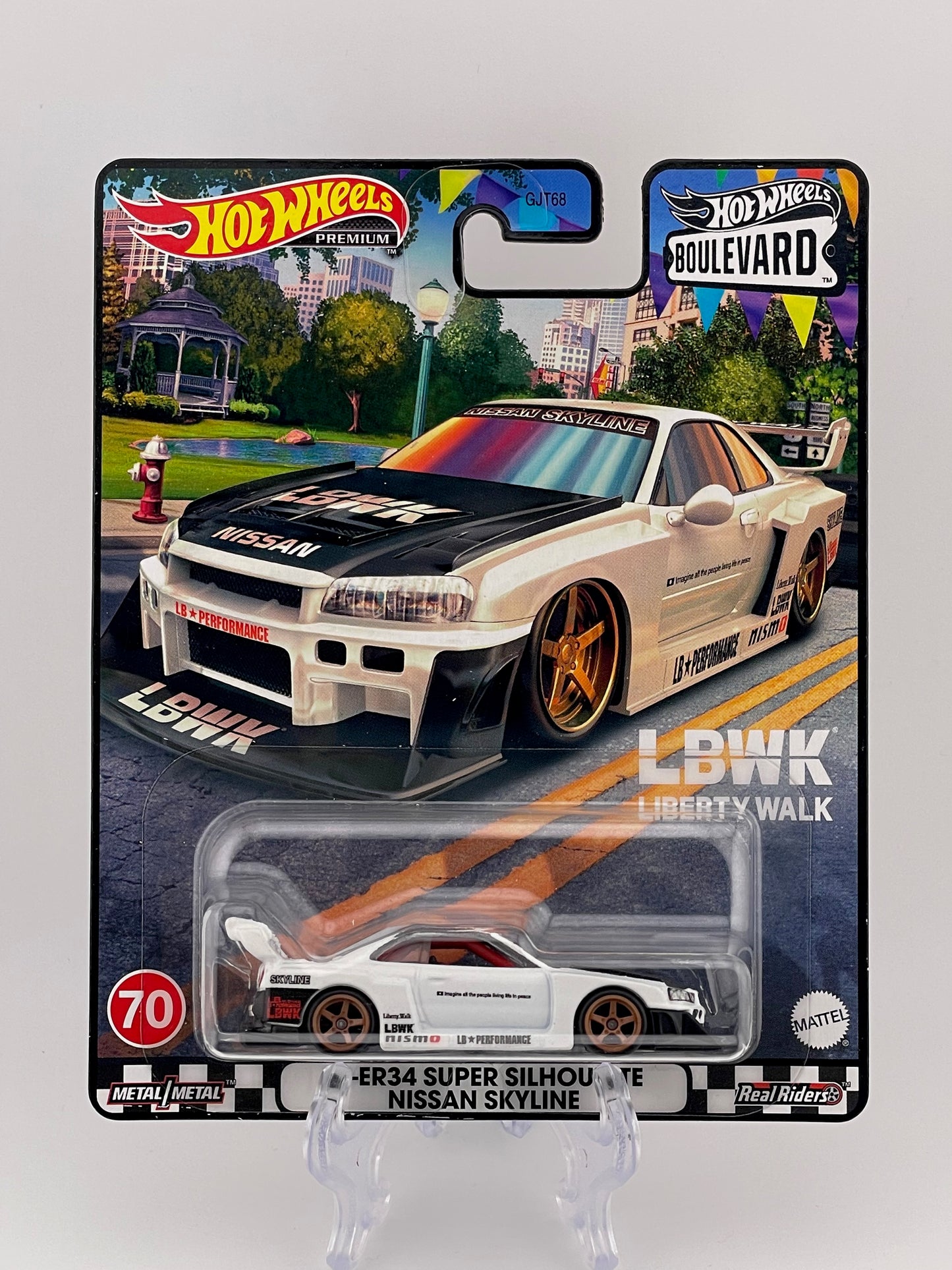 Hot Wheels Premium Boulevard #70 LB-ER34 Super Silhouette Nissan Skyline