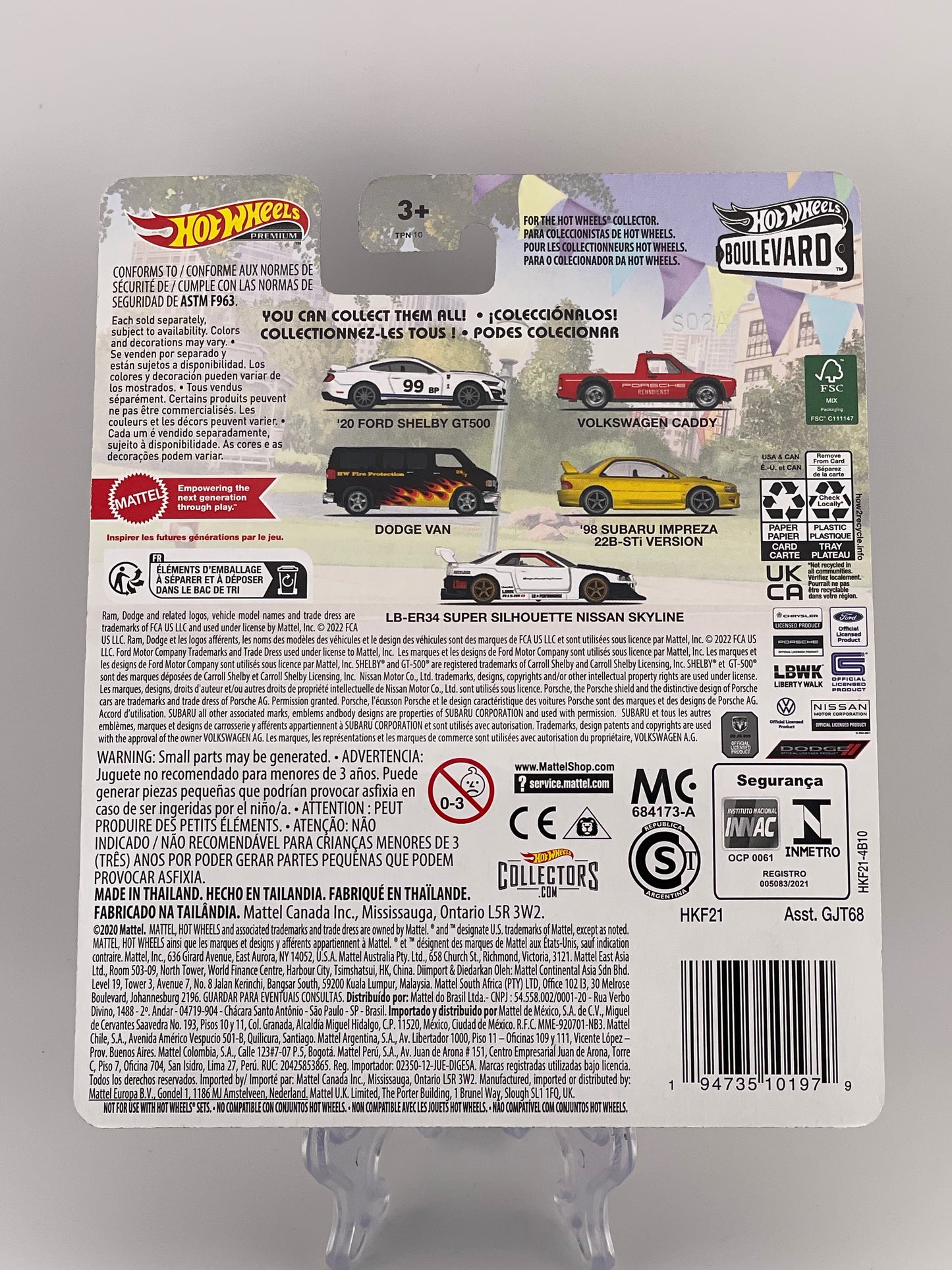 Hot Wheels Premium Boulevard #70 LB-ER34 Super Silhouette Nissan Skyline